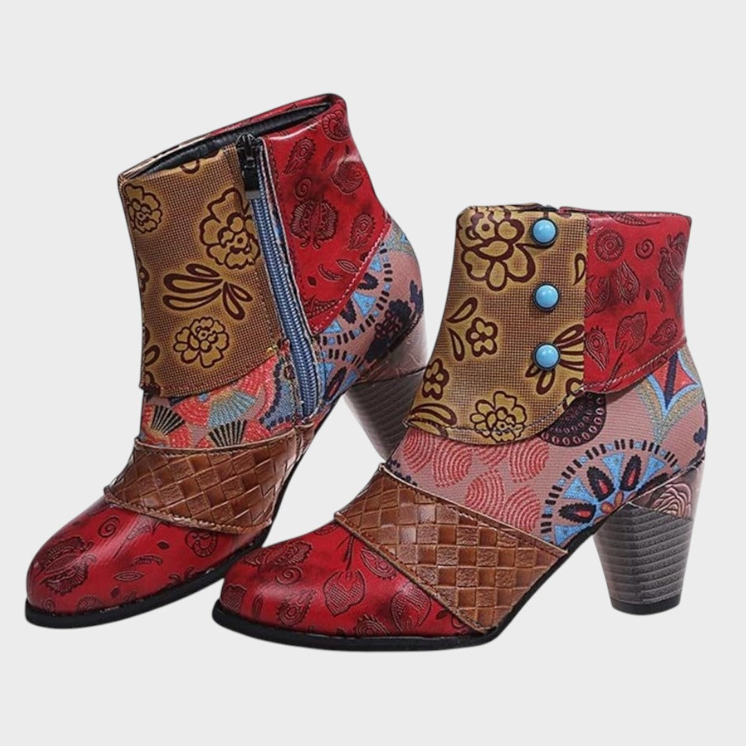 Priscilla | Block-Heel Ankle Boots