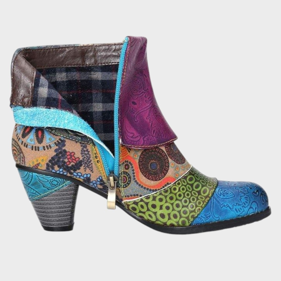 Priscilla | Block-Heel Ankle Boots