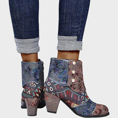 Priscilla | Block-Heel Ankle Boots