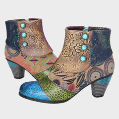 Priscilla | Block-Heel Ankle Boots