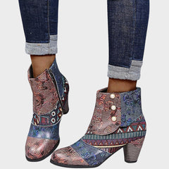 Priscilla | Block-Heel Ankle Boots