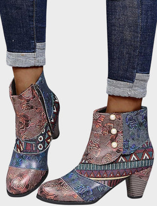 Priscilla | Block-Heel Ankle Boots