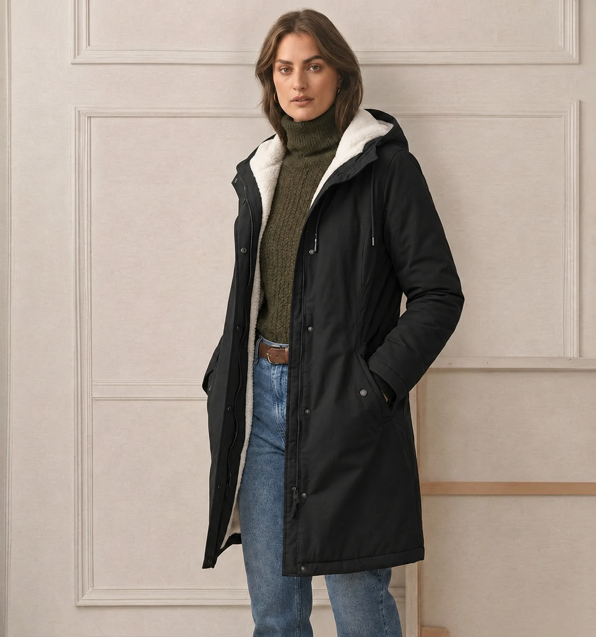 Marjorie | Water-Repellent Hooded Jacket
