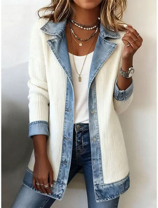 Celine | Contrast-Trim Tailored Jacket