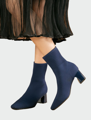 Doriana | Ribbed Sock Ankle Boots