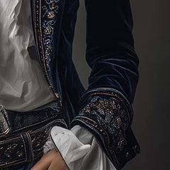 Atena | Long Embroidered Vintage Jacket