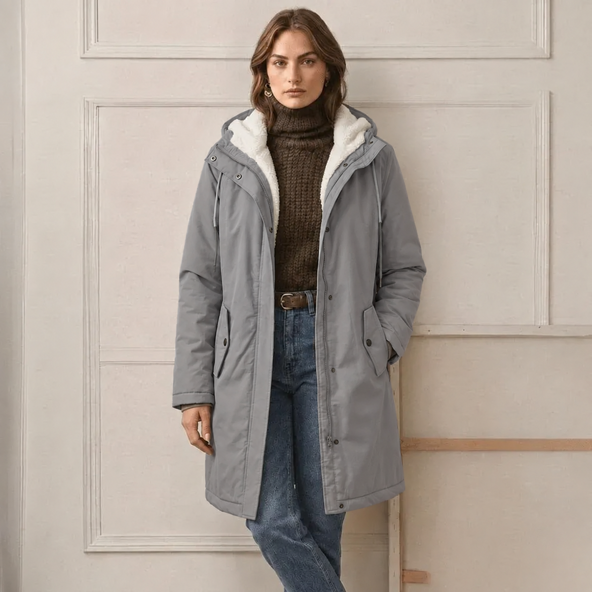 Marjorie | Water-Repellent Hooded Jacket