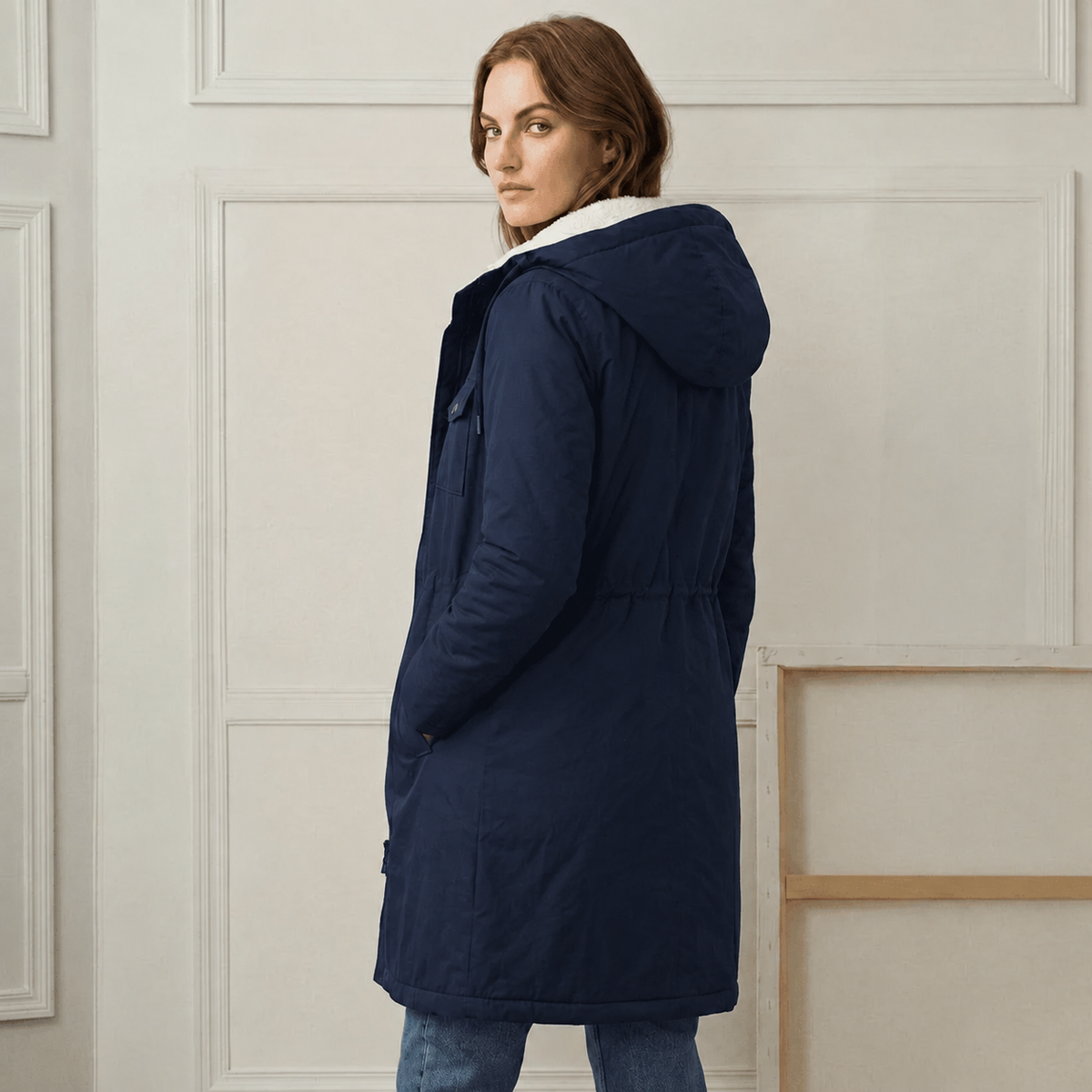 Marjorie | Water-Repellent Hooded Jacket