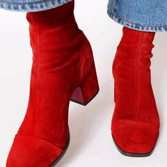 Auriana | Square-Heel Ankle Boots