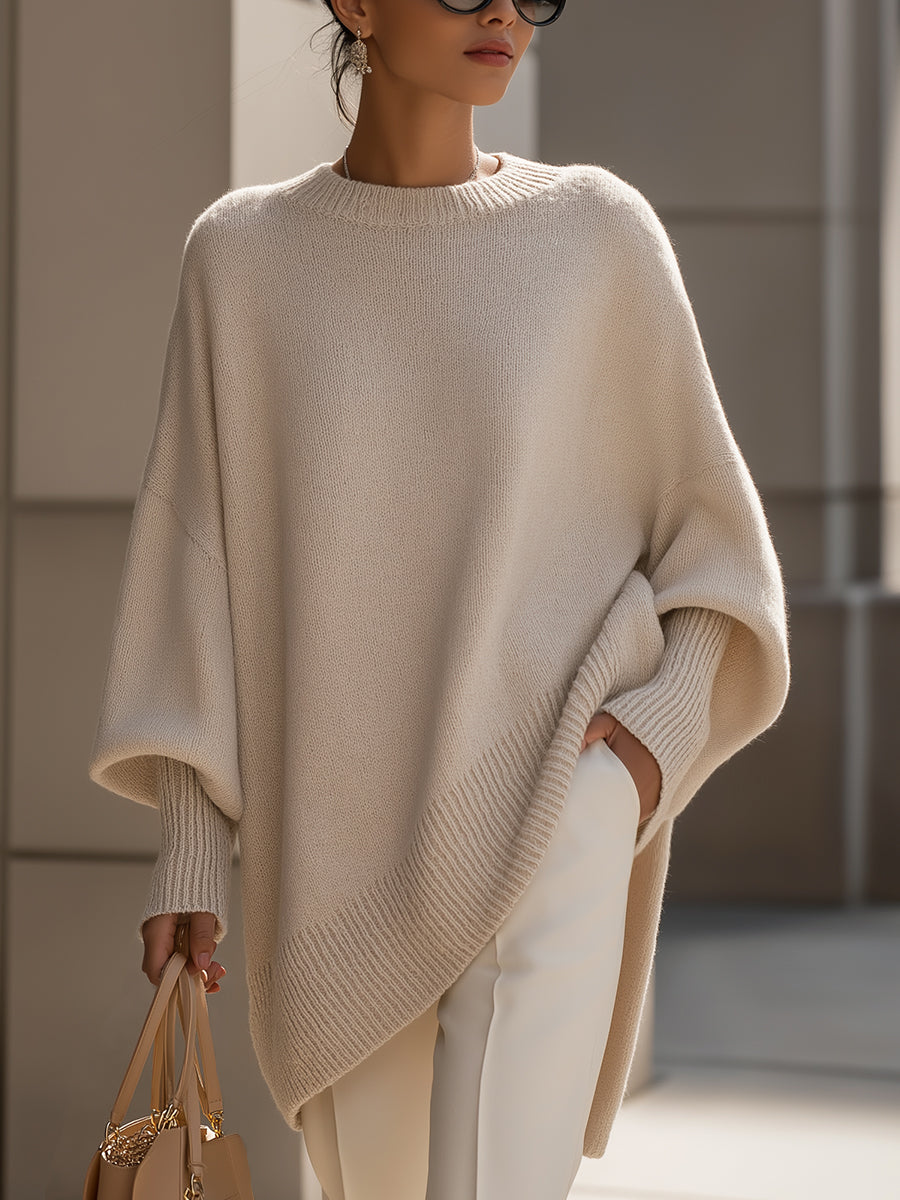 Ludovica | Oversized Wide-Neck Jumper