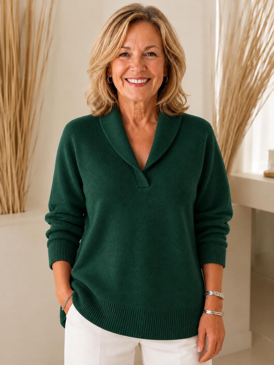 Margaret | Soft V-Neck Jumper