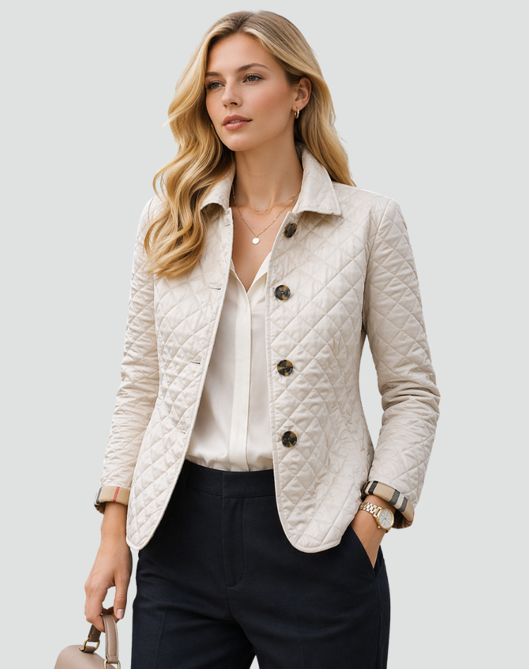 Kyra | Button-Front Quilted Jacket