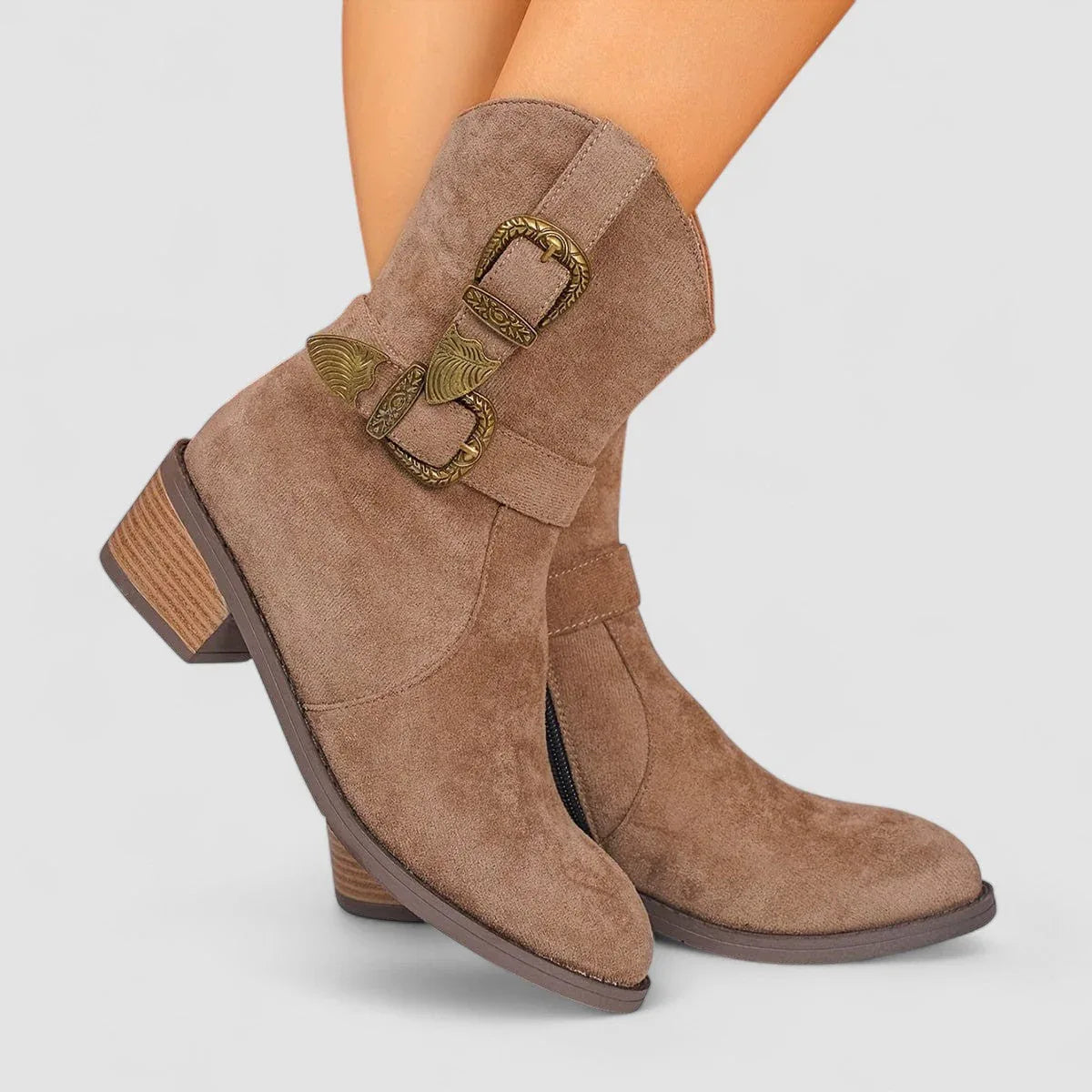 Rosa | Orthopaedic Buckle Ankle Boots