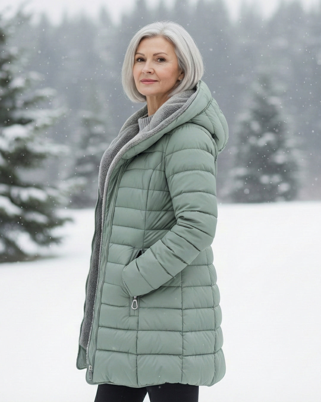 Georgina | Fleece-Lined Puffer Coat