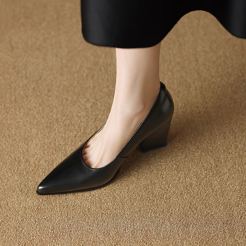 Zella | Leather-Look Heels