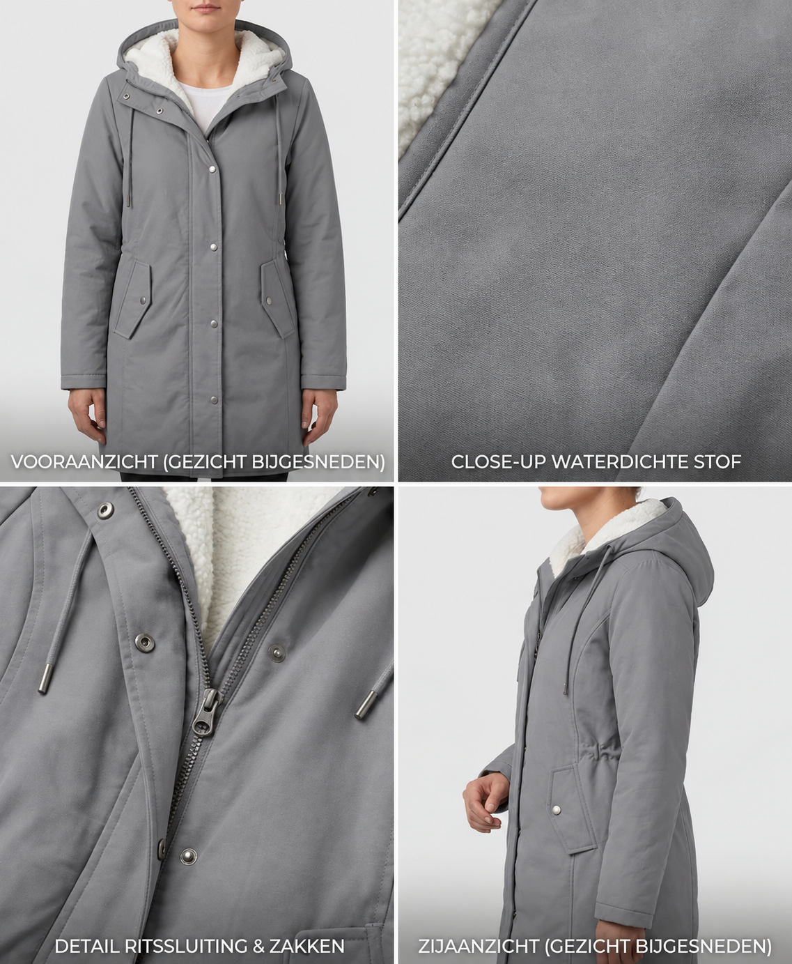 Marjorie | Water-Repellent Hooded Jacket