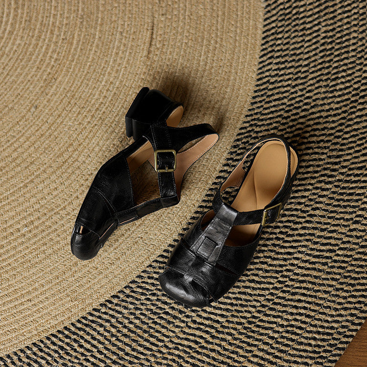 Amaya | Leather-Look Shoes