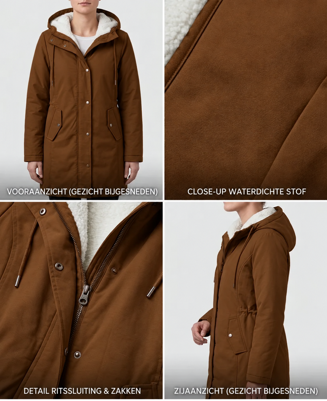 Marjorie | Water-Repellent Hooded Jacket