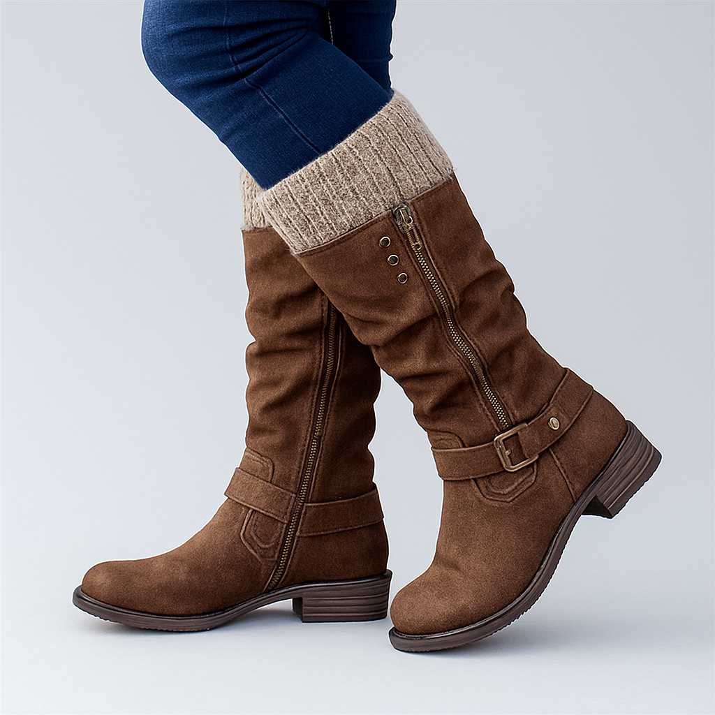 Bonnie | Buckle Mid-Calf Boots