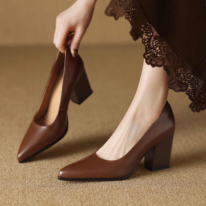 Zella | Leather-Look Heels