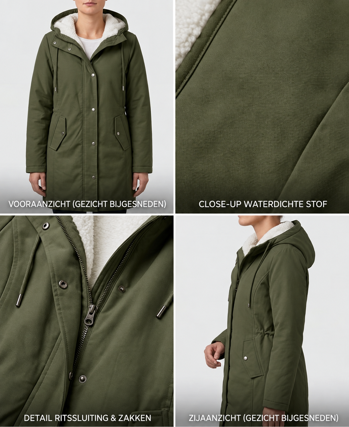 Marjorie | Water-Repellent Hooded Jacket