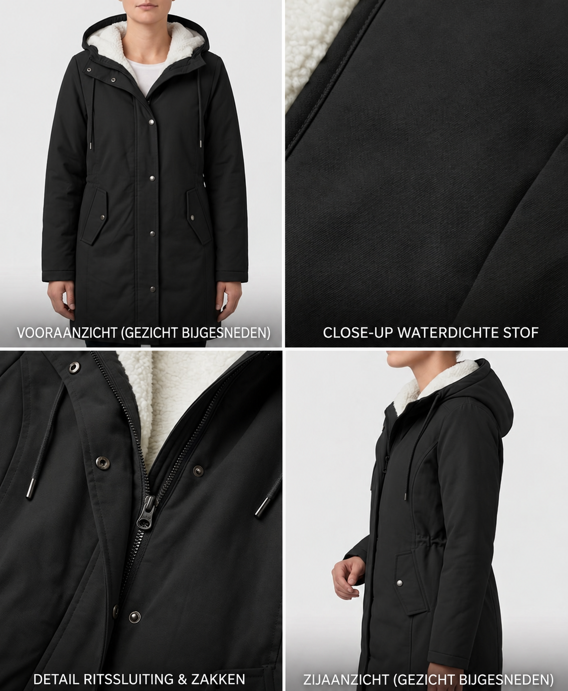 Marjorie | Water-Repellent Hooded Jacket