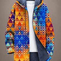 Vivienne | Rainbow Checked Hooded Jacket