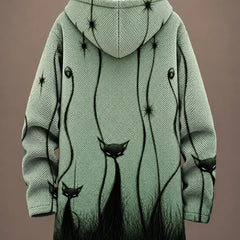 Elowen | Whimsical Cat Hooded Jacket