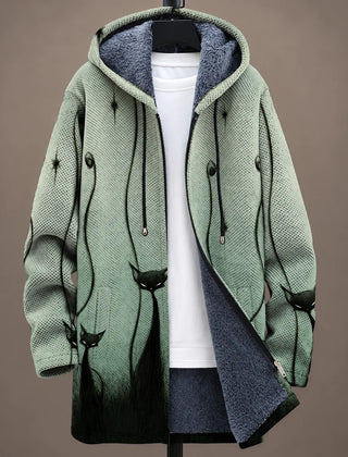 Elowen | Whimsical Cat Hooded Jacket