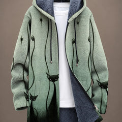 Elara | Heritage Geometric Hooded Jacket