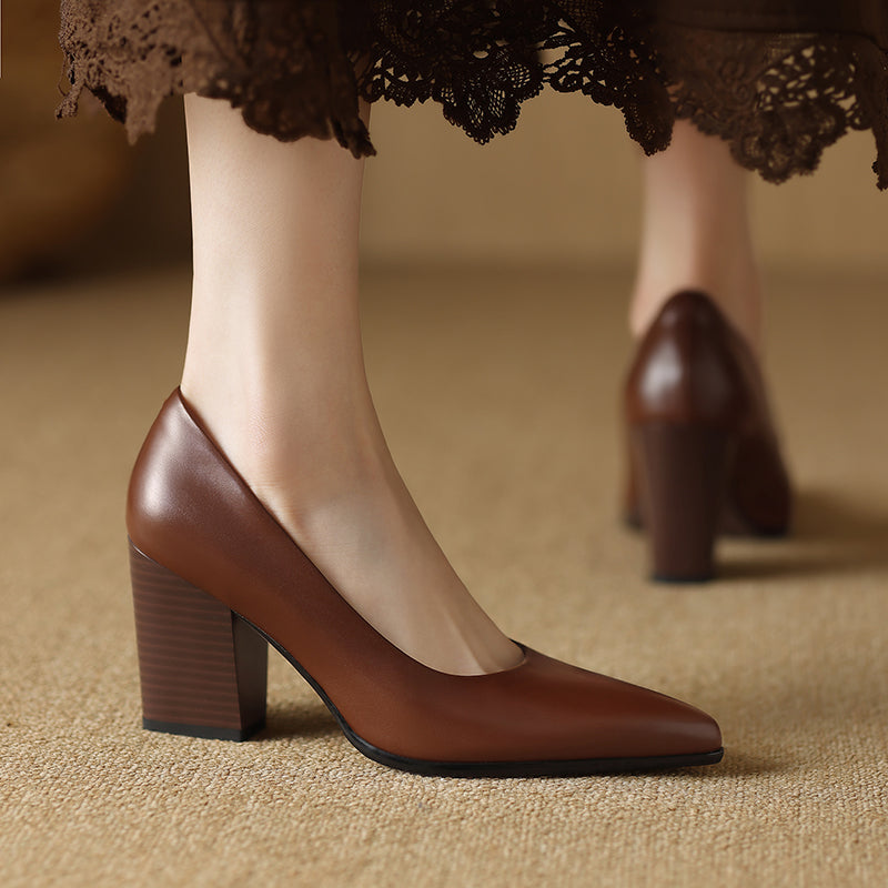 Zella | Leather-Look Heels