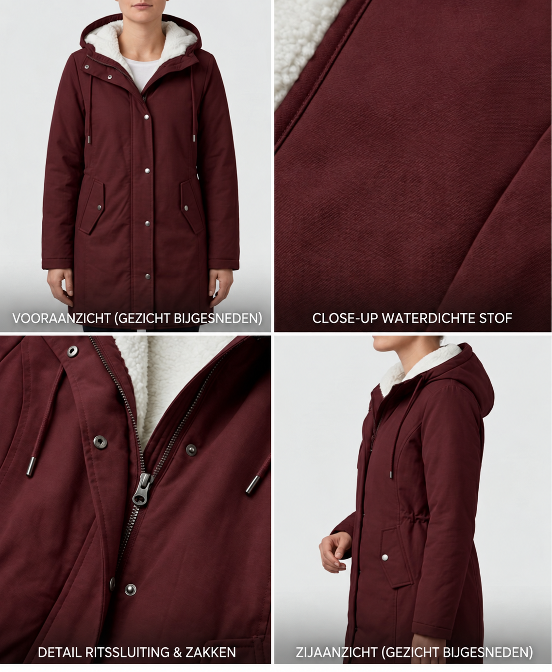 Marjorie | Water-Repellent Hooded Jacket