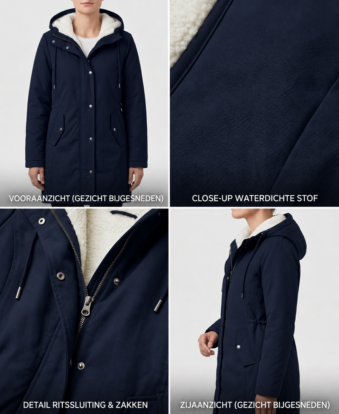Marjorie | Water-Repellent Hooded Jacket