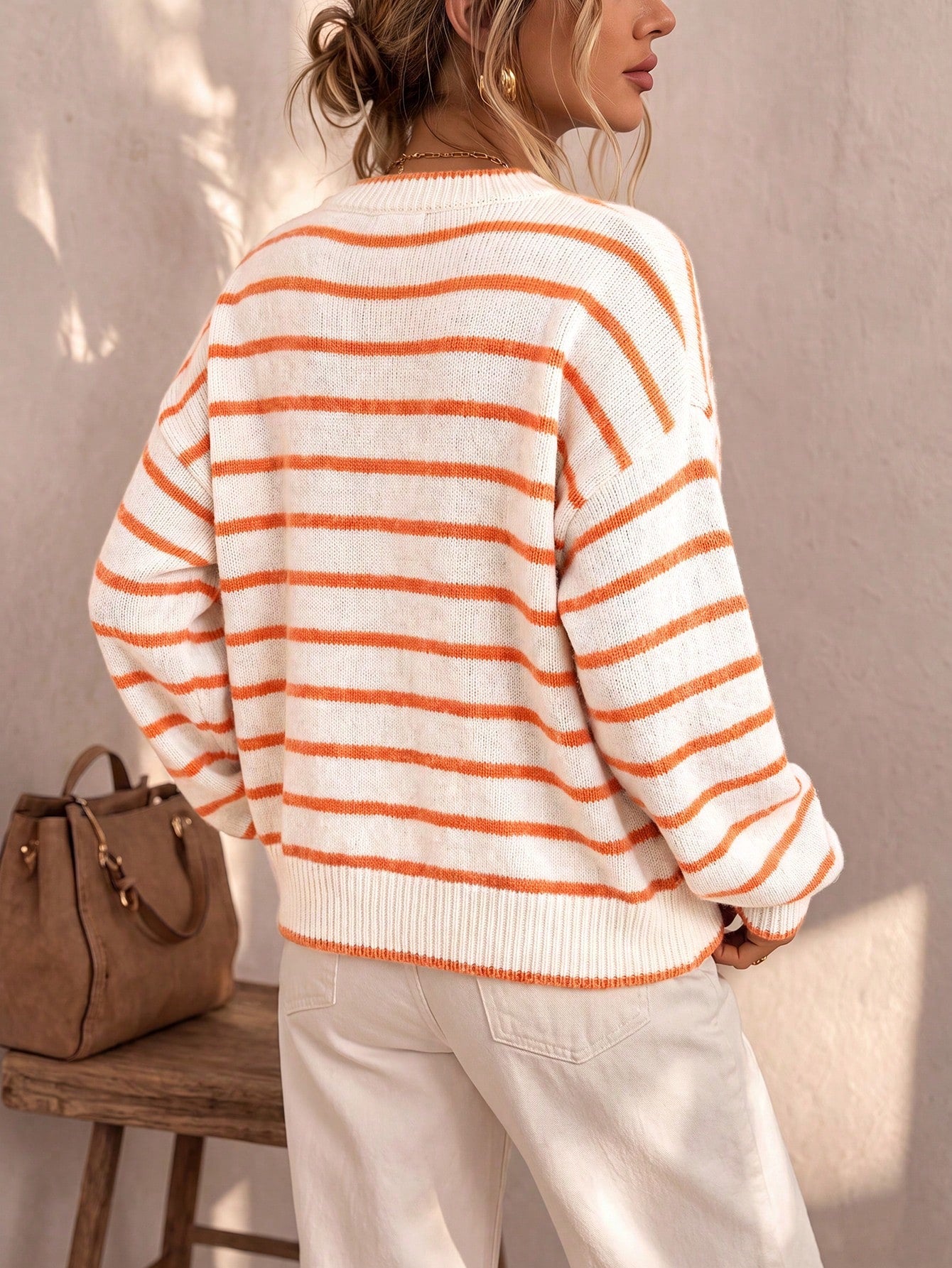 Zoe | Striped Knit Cardigan