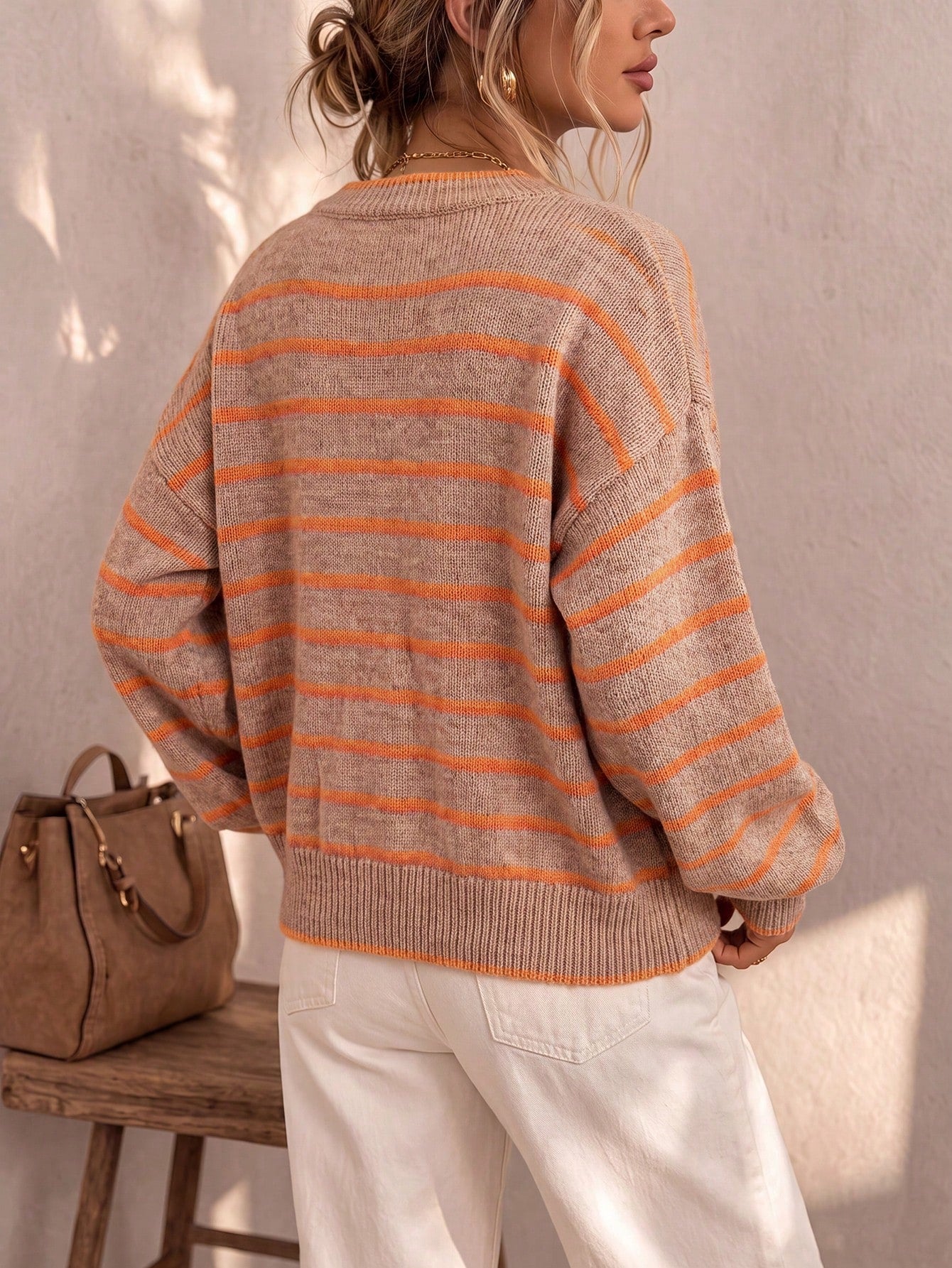 Zoe | Striped Knit Cardigan