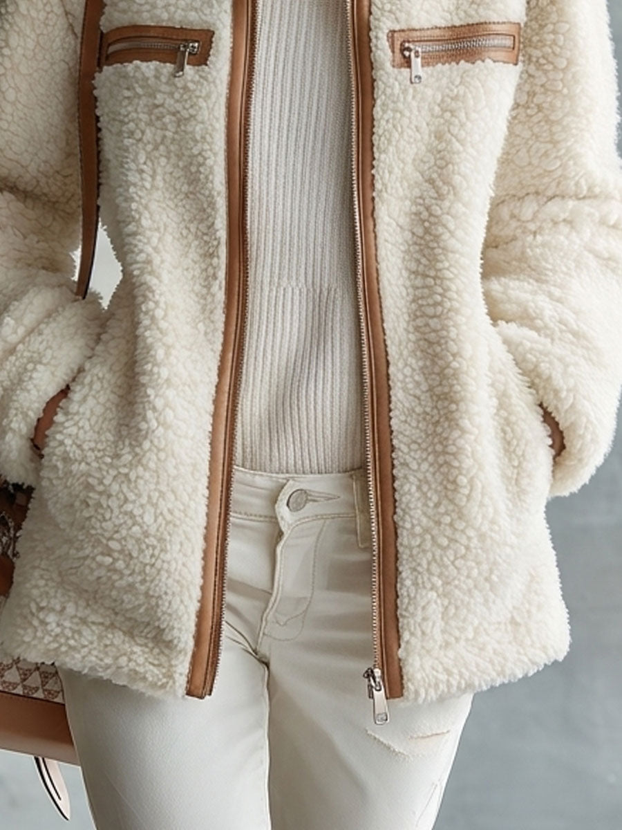 Evelyn | Cosy Jacket with Stand Collar