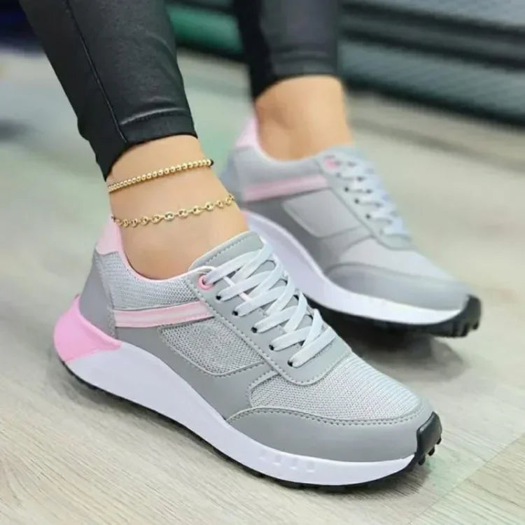 Lily | Casual Lace-Up Vulcanised Orthopaedic Trainers