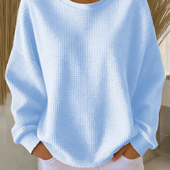 Nyla | Relaxed Waffle Jumper