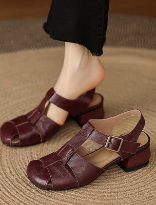 Amaya | Leather-Look Shoes
