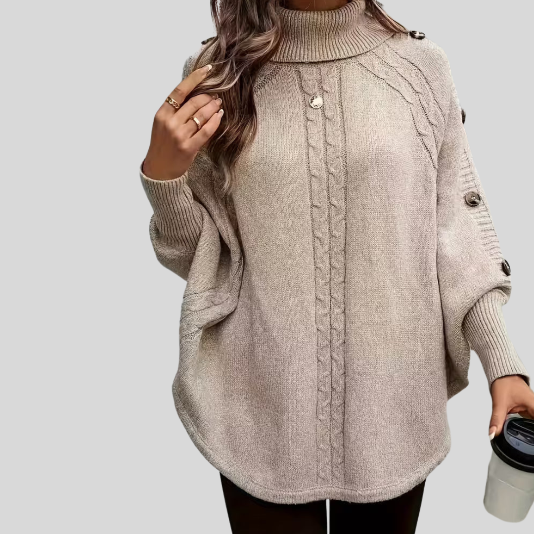 Norelle | High-Neck Cable-Knit Jumper