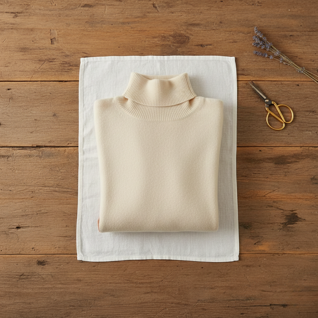 Wren | Earth Tone Cotton Roll Neck