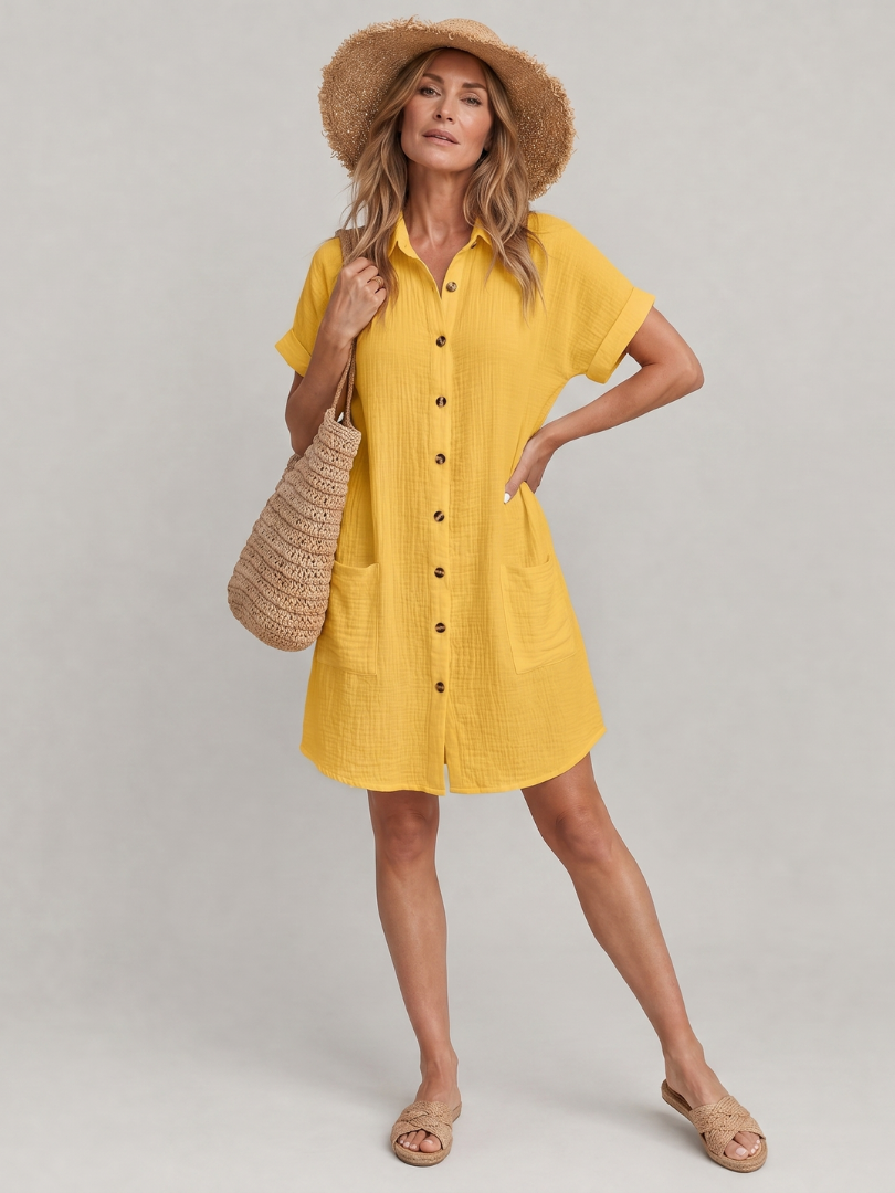 Linon | Pure Cotton Shirt Dress