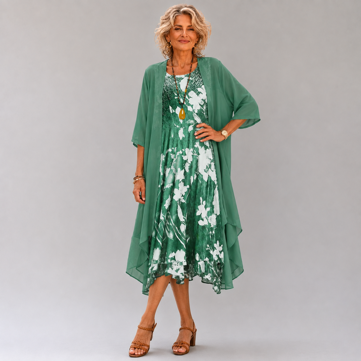 Mariana | Floral Cardigan Dress
