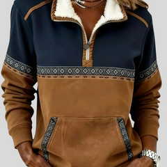 Madison | Sherpa Collar Half-Zip Jumper