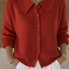 Vespera | Collared Button Cardigan