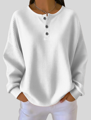 Zoe | Henley Sweatshirt