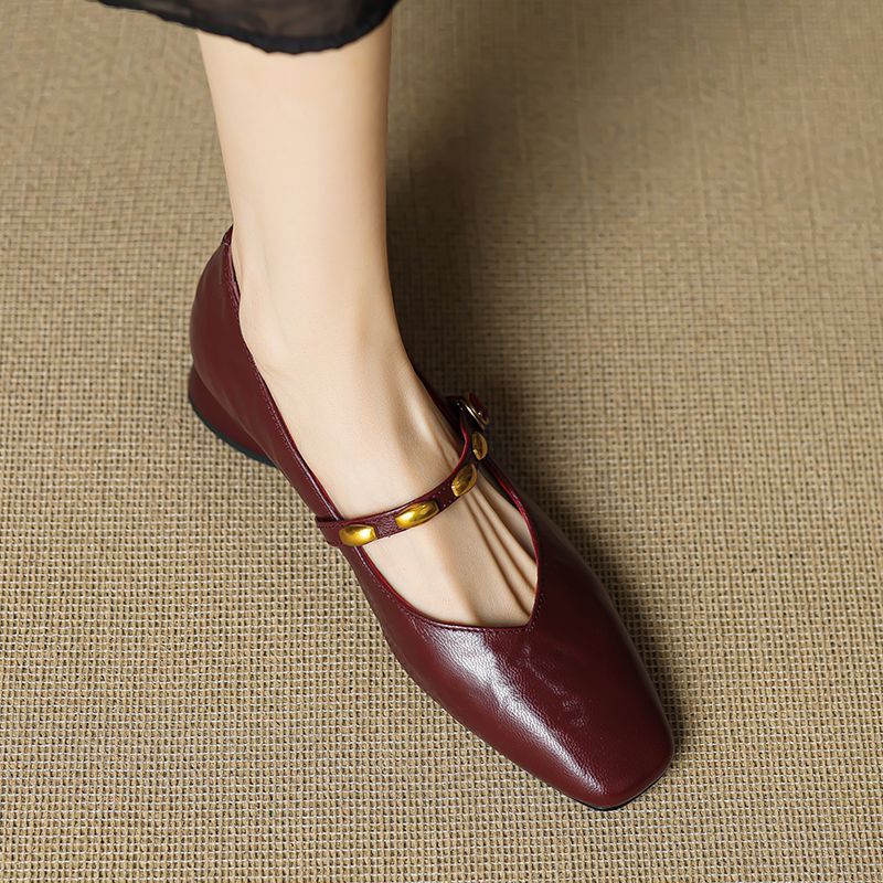 Zyra | Leather-Look Flats