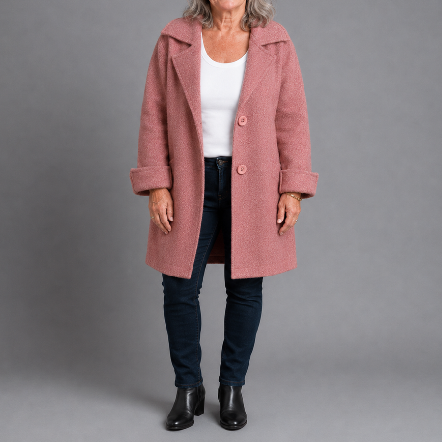 GWENDOLEN | BUTTONED COAT WITH POCKETS