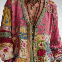 Amelia | Patchwork Floral Cardigan