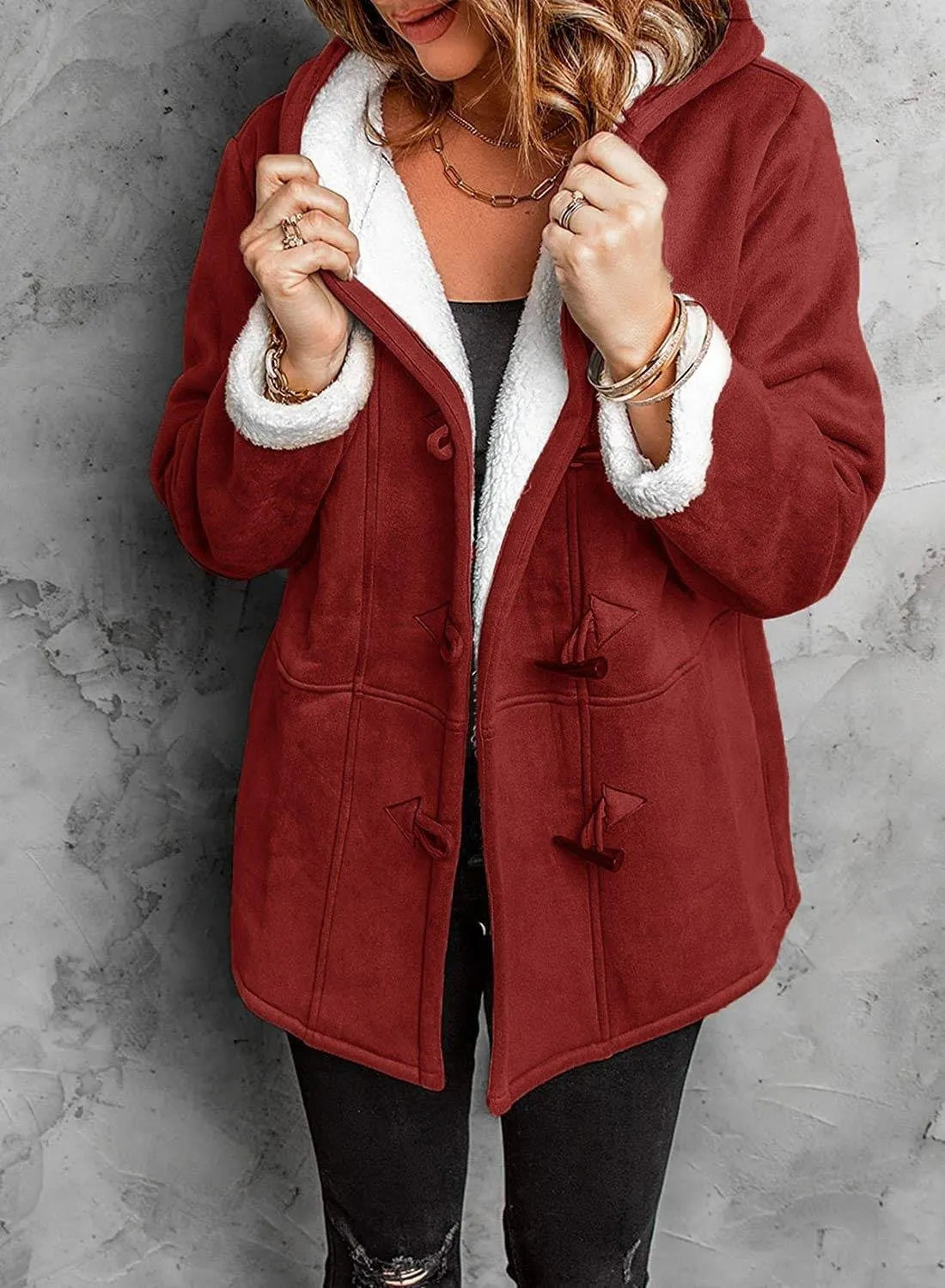 Emilia | Warm Hooded Winter Jacket